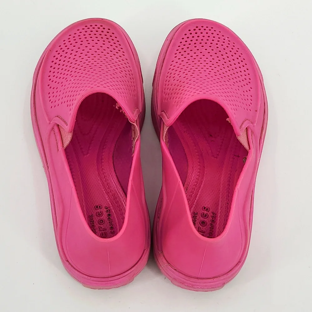 Kids Pink Slip-On Shoes